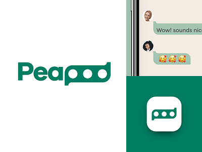 Peapod branding icon identitydesign logo logo design logodesign logotype visual identity wordmark