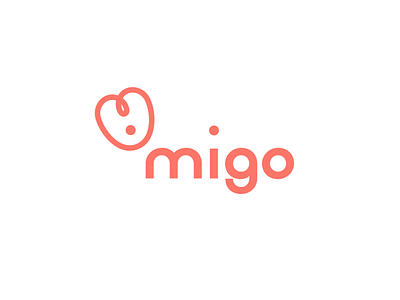 migo animal animal logo branding design identitydesign logo logodesign typography