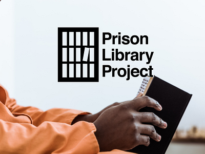 Prison Library Project booklogo branding design identitydesign library logo logo logo design logodesign prison rebrand rebranding