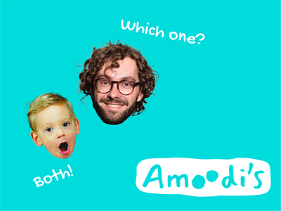 Amoodi's branding design icecream identitydesign logo logo design logodesign rebranding typography wordmark