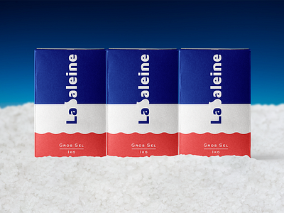 La baleine -Rebranding concept for French sea salt brand- branding design logo package