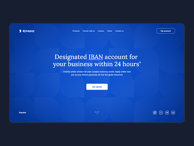 Above the fold design for fintech company above the fold home page ui ux ui design web design website
