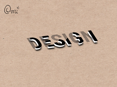 Type Design - Illustrator Text Effect