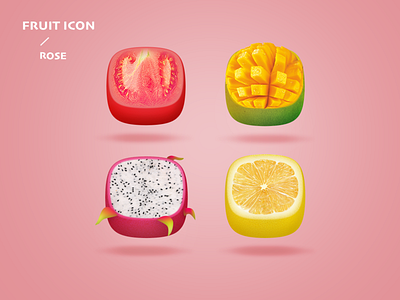 Fruit Icon design icon photoshop ui