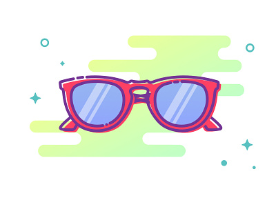 List of things 3 design graphic icon illustration list of things music festival summer festival sun glasses
