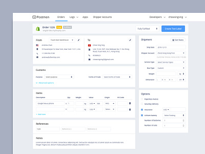 Create Label Form