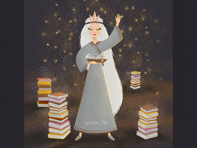 Character book illustration card illustration characterdesign children book illustration childrens illustration design girl illustraion illustration princess