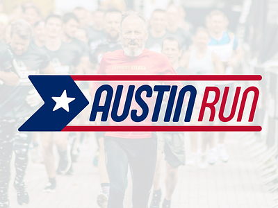 Thirty Day Logo Challenge #7 - Austin Run app austin run branding colorful day7 design flat icon illustration lettering logo texas thirty day logo challenge thirtylogos type typography vector