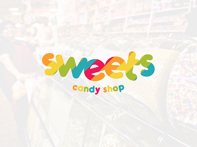 Thirty Day Logo Challenge #11 - Sweets branding candy colorful day11 design flat illustration lettering logo sweets sweets candy shop thirty day logo challenge thirtylogos type typography vector