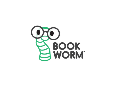 Thirty Day Logo Challenge #14 - Bookworm