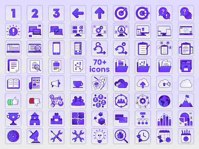 70+ Icons icon set