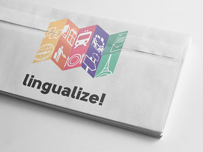 Logo for Lingualize project education language learn study travel