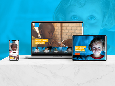 REDESIGN OF A NEW PROJECT FOR UNICEF agency design homepage new ui ux webdesign website
