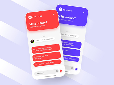 Support chat agency app branding chat design help mobile support ux