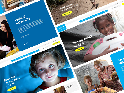 Complete Redesign of the Website for UNICEF ČR 2021 agency brand design help inspiration webdesign website
