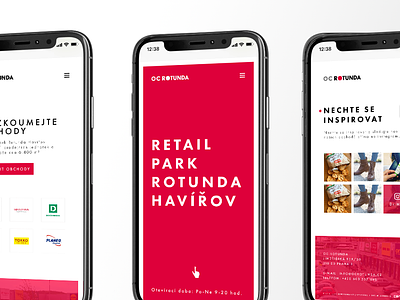 OC Rotunda mobile logodesign mobiledesign red webdesign