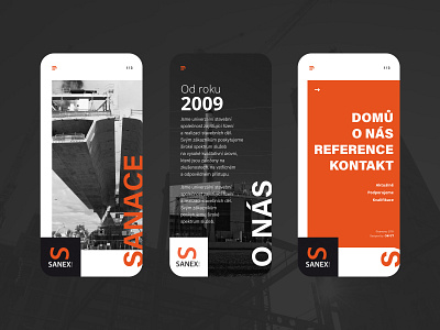 SANEX Mobile Website concept