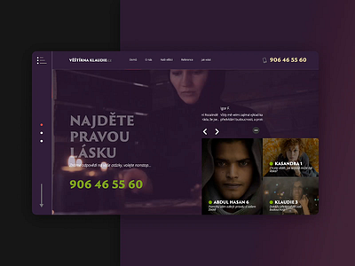 Webdesign of fortune tellers 2019 agency apartments brand branding design homepage new shot ui video webdesign website