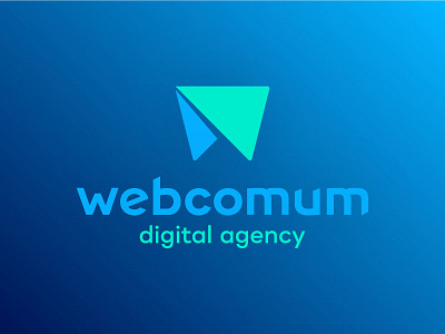 Webcomum - New logo agency branding design logo w web webcomum