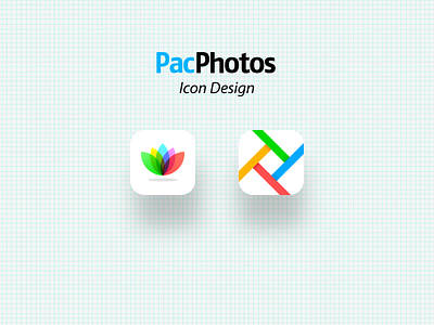 Pacphotos Logo album android app color flower gallery icon iphone logo lotus photos