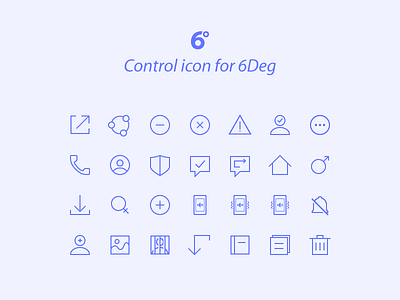 6deg Settings Icon block call contact delete female home icon male more notice settings share