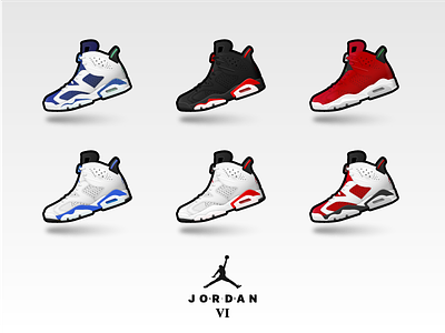 Air Jordan VI Series 6 ai air jordan aj basketball jordan nike series shoes slamdunk sneaker vi