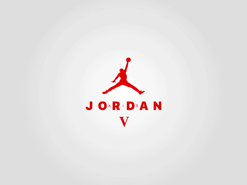 Air Jordan 5 Progress GIF 5 ai air jordan aj animation basketball jordan nike shoes slamdunk sneaker vi