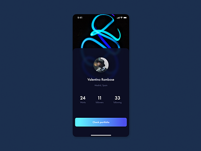 Social Profile - Daily UI #6