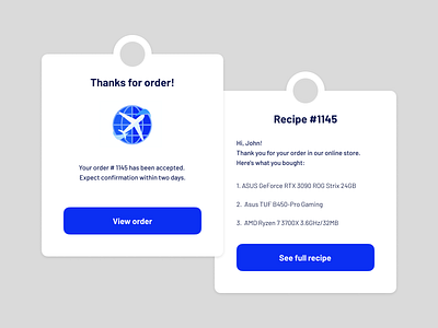 E-mail Receipt - Daily UI #17 brand identity branding daily daily 100 challenge daily ui dailyui dailyui017 dailyuichallenge design dizzarro design ecommerce email receipt order receipt wordpress wordpress development