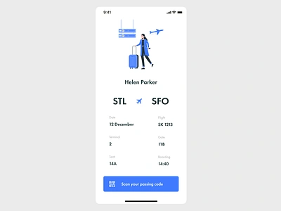 Boarding Pass - Daily UI #24 boarding pass brand identity daily 100 challenge daily ui dailyui dailyui024 dailyuichallenge design dizzarro design ecommerce flight flight app flight booking flight search ios wordpress wordpress development