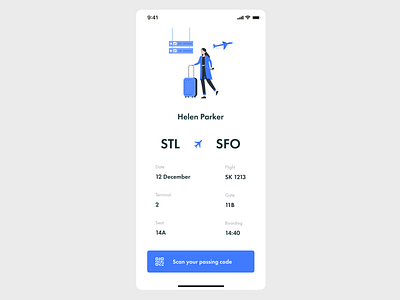 Boarding Pass - Daily UI #24 boarding pass brand identity daily 100 challenge daily ui dailyui dailyui024 dailyuichallenge design dizzarro design ecommerce flight flight app flight booking flight search ios wordpress wordpress development