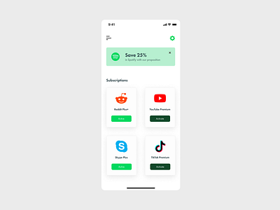Subscription - Daily UI #26