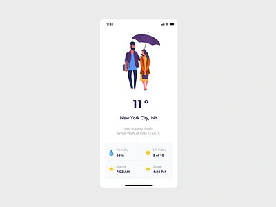 Weather - Daily UI #37 app application brand identity branding daily 100 challenge daily ui dailyui dailyui037 dailyuichallenge design dizzarro design ios weather weather app weather forecast wordpress wordpress development