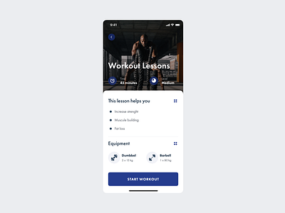 Workout Tracker - Daily UI #41