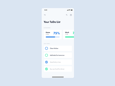 ToDo List - Daily UI #42 dailui daily 100 challenge daily ui dailyui dailyui042 dailyuichallenge design dizzarro design ios todo todo app todo list todolist wordpress wordpress development