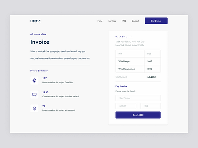 Invoice - Daily UI #46