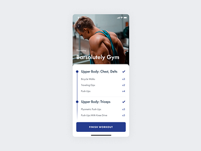 Workout of the Day - Daily UI #62