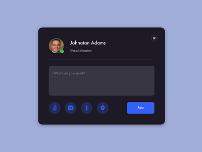 Status Update - Daily UI #81