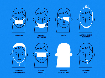 How to Wear a Mask coronavirus covid face mask illustration manual