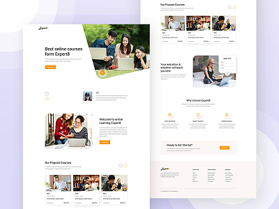 Online Education Landing  Page