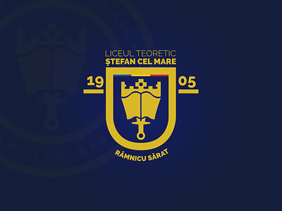 Highschool `Stefan cel Mare' Logo book brand cel education highschool logo mare medieval romania school stefan svenart
