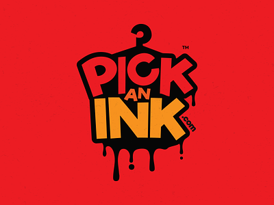 Pick an ink! badge colorful fun ink logo personalisation playful tshirt