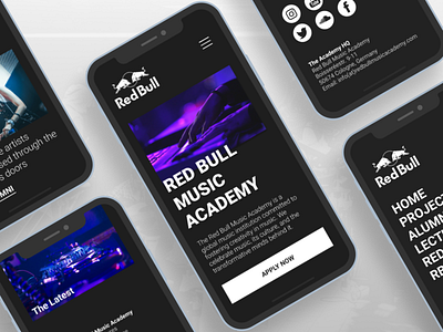 Red Bull Music Academy Mobile Concept