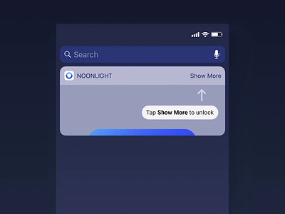 Show More / Show Less 2 step access alarm animation app button collapse expand false alarm ios ios 12 lock lock screen panic safety show less show more ui unlock widget