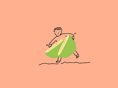 Careful with the guavas 100daychallenge 100daysofillustration flat fruit guavas illustration illustrationoftheday illustrator minimal simplelines sketches