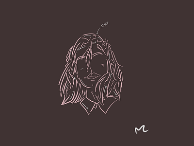 Maze Runner animation apple pencil branding design icon illustration logo portrait procreate