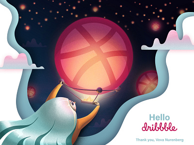 First Shot! Hello Dribbble