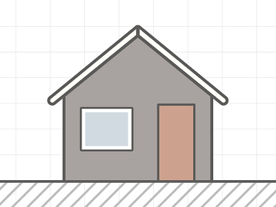 Simple House Icon Illustration