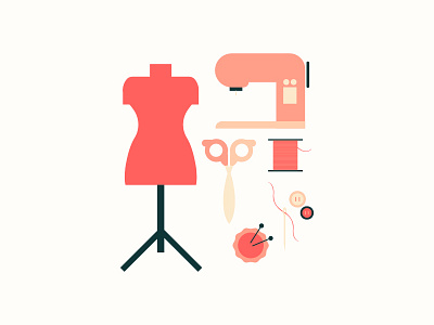 Fashion Icons coloful cute art design digital illustration fashion flat icon iconset illustration pink vector