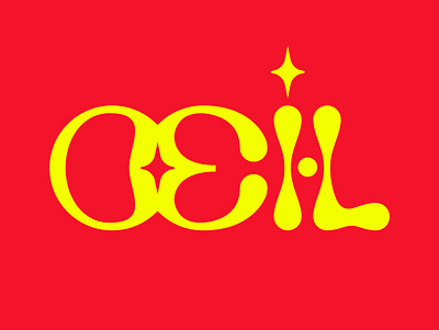 OEIL REAL NOISE LOGO branding design illustration logo type typography vector